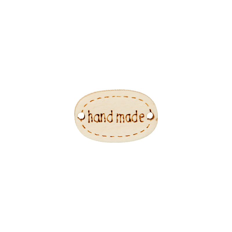 Label Handmade - Holz - Union Knopf