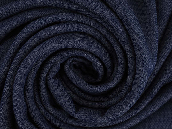Jersey Viskose Jeans Optik - blau