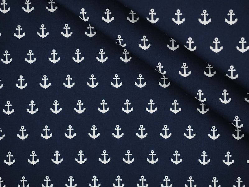 Baumwolle Anker - Navy